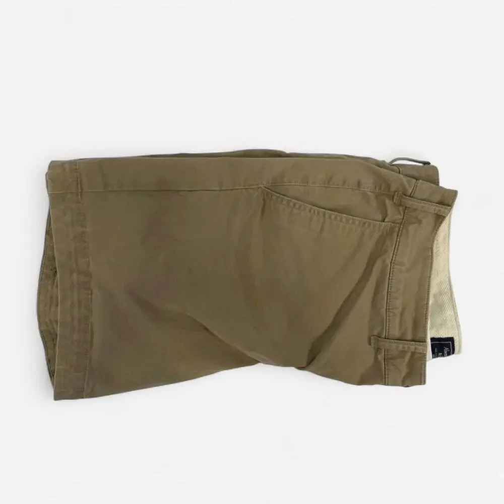 Abercrombie & Fitch Khaki Chino Shorts Men’s 30 Stretch Casual Preppy